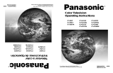 Panasonic CRT Television Manual de usuario