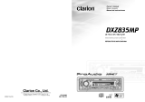 Clarion DXZ835MP Manual de usuario
