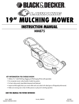 Black & Decker LAWN HOG MM875 Manual de usuario