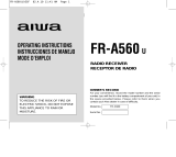 Aiwa FR-A560 Instrucciones de operación