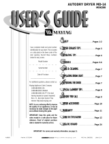 Maytag MD6200 Manual de usuario