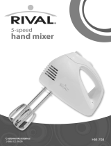 Rival HAND MIXER HM-708 Manual de usuario