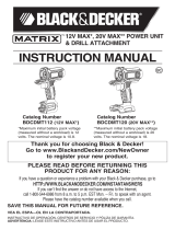 Black & Decker BDCDMT120C Manual de usuario