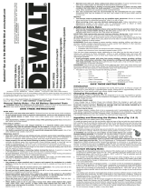 DeWalt DW907 Manual de usuario