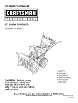 Craftsman 247.88833 Manual de usuario