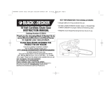 Black & Decker CCS818 Manual de usuario