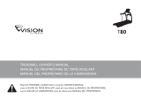 Vision Fitness T80 El manual del propietario