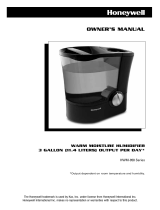Honeywell HWM-950-Water Tank El manual del propietario