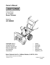 Craftsman 247886640 Manual de usuario
