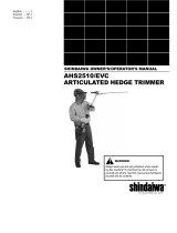 Shindaiwa AHS2510/EVC Manual de usuario