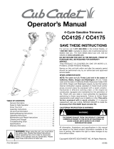 MTD CC4125 / CC4175 Manual de usuario