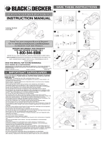 Black & Decker 90500746 Manual de usuario
