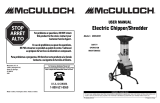 McCulloch MCS2001 Manual de usuario