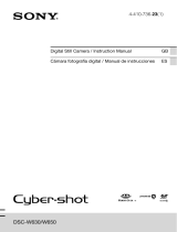 Pulsar Cyber Shot DSC-W630 Manual de usuario