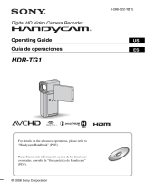 Sony HDR-TG1 Manual de usuario