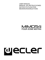 Ecler MIMO54 Manual de usuario