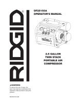 RIDGID OF25150A Manual de usuario