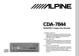 Alpine CDA-7844 Manual de usuario