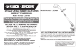 Black & Decker Cultivator LGC120 Manual de usuario