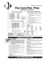 Cadet The Com-Pak Plus Manual de usuario