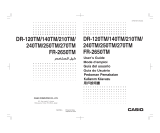 Casio DR-270HD Manual de usuario