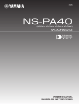 Yamaha NS-PA40 El manual del propietario