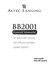 Altec Lansing BB2001 Manual de usuario