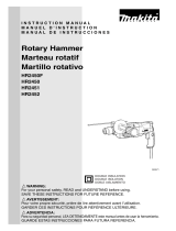 Makita HR2450 Series Manual de usuario