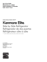 Kenmore Kenmore Elite Side by Side Refrigerator Manual de usuario