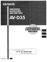 Aiwa AV-D35 Manual de usuario
