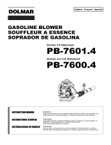 Dolmar PB-7600.4 El manual del propietario
