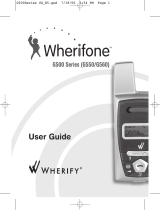 Wherify G500 Series Manual de usuario