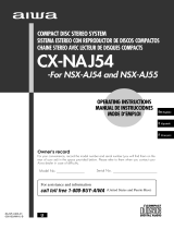 Aiwa CX-NAJ54 Manual de usuario