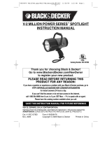 Black & Decker Power Series V-2 Million Manual de usuario