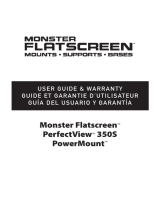 Monster Cable Flatscreen PerfectView 350S PowerMount Manual de usuario