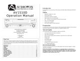 Audiovox AV1510D Manual de usuario