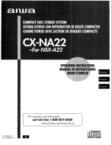 Aiwa CX-NA22 Manual de usuario