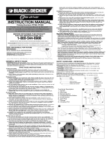 Black & Decker PD360 Manual de usuario