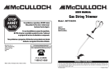 McCulloch MCT3362VA Manual de usuario