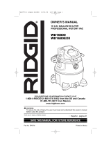 RIDGID WD1680EX0 El manual del propietario