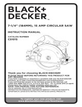 Black & Decker CS1015 Manual de usuario