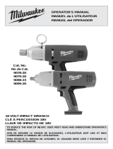 Milwaukee 9078-20 18v cordless impact wrench kit Guía del usuario