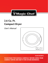 Magic Chef MCSDRY1S Manual de usuario