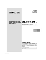 Aiwa CT-FX530M Instrucciones de operación