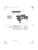 Metabo BHE-D 24 Manual de usuario