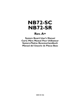 DFI NB72-SC Manual de usuario