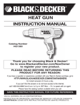 Black & Decker HG1300 Manual de usuario