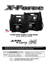 Clore Automotive 12 Volt Power Supply & Jump Starter JNCXF Manual de usuario