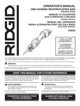 RIDGID R3030 Manual de usuario