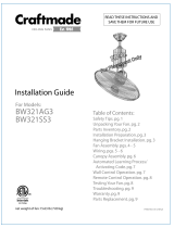 Craftmade BW321AG3 Guía de instalación